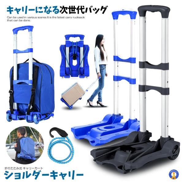 軽量かつ耐久性のある2WAYショッピングカート shopeast_s-kk2306-34a