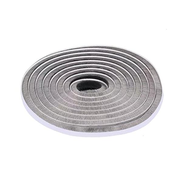 カラー：グレー【パッケージ内容】： 超ロングサイズ 10ｍ×7mm×12mm 色：グレー【優れた耐久性】：粘着力が良く、剥がしにくく、高密度な毛足で弾性も富んでいてドアや，摩擦に強く、復元力にも優れているので長い間に安定した性能を保ちます。...