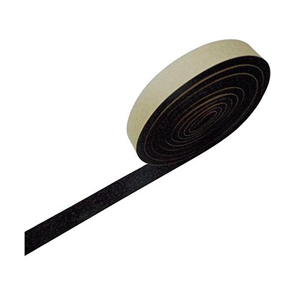 カラー：ブラックサイズ：5×10mmスタイル：2m原産国:日本色:ブラック長さ(m):2粘着力(N/mm):4.6N/10mm幅(mm):10粘着力:4.6N/10mm切断にはカッターが必要基材:特殊発泡ゴム(EPDM)粘着剤:アクリル系