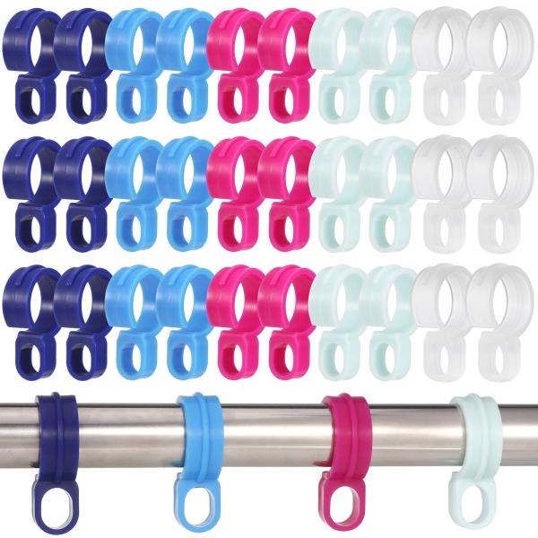 【パッケージ仕様】50個入りセット、直径約25mm-30mmの物干し竿に合います。日常生活の中の需要を満たすことができます。【高品質】無臭、無害、耐老化のABSプラスチックを採用してので、非常に丈夫で耐久性があり、壊れたり変形したりしにくく...