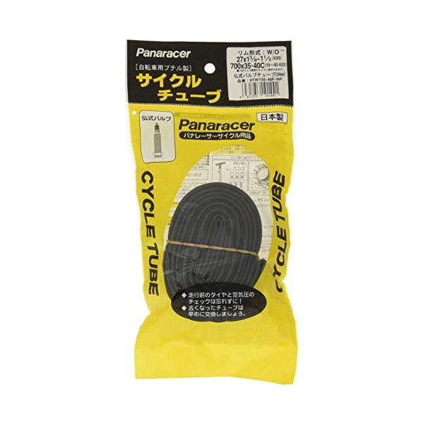 他サイト： パナレーサー(Panaracer) チューブ 700×35~40C (27×1-3/8~1-1/2) 仏式 34mmバの商品画像
