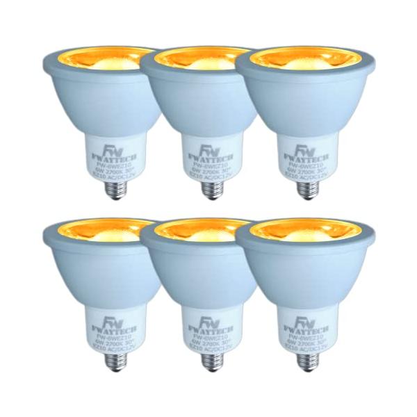 FWAYTECH LEDハロゲン電球 ez10口金 jr12v50w COB6W LEDスポットライト12V ダイ