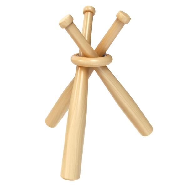 カラー：ベージュキレイに飾る：リングで三本のミニチュアバットを束ねる野球ボールスタンドです。サイン入り野球を載せたら、バランスがよく、きれいに飾ります。全方向から野球を見せることができ、大切なホームランボールを載れることで見栄えします。シッ...