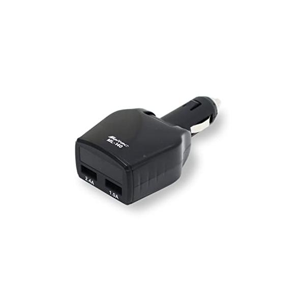 他サイト： メルテック バッテリーチェッカー DC12V USB2口(2.4A&amp;1A) Meltec ML-140 USBポーの商品画像