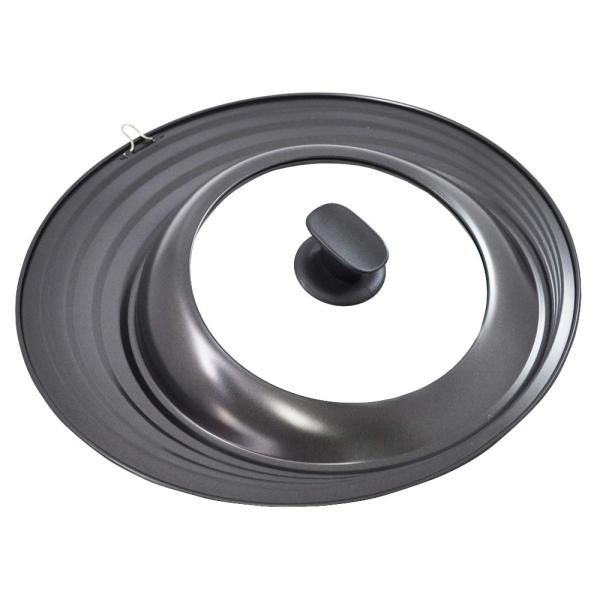 カラー：ブラックサイズ：26・28・30・32cmサイズ:35.5×34.3×6.3cm本体重量(kg):0.41素材・材質:本体/強化ガラス製器具 (強化の種類/全面物理強化) 、フレーム部/アルミニウム合金 (内外面/シリ コーンポリエ...