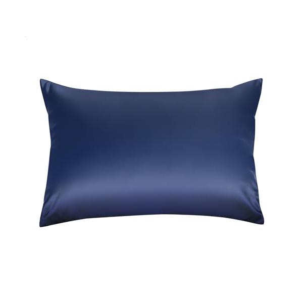 カラー：ネイビーサイズ：43x 63cm【仕様】サイズ：ピローケースは標準サイズ43×63cmの枕に適用します。重量：(約)90g。選べる13色、カラーが豊富でシンプルな無地ですので、どんな寝室にもマッチします。【純綿の素材】綿100%、3...