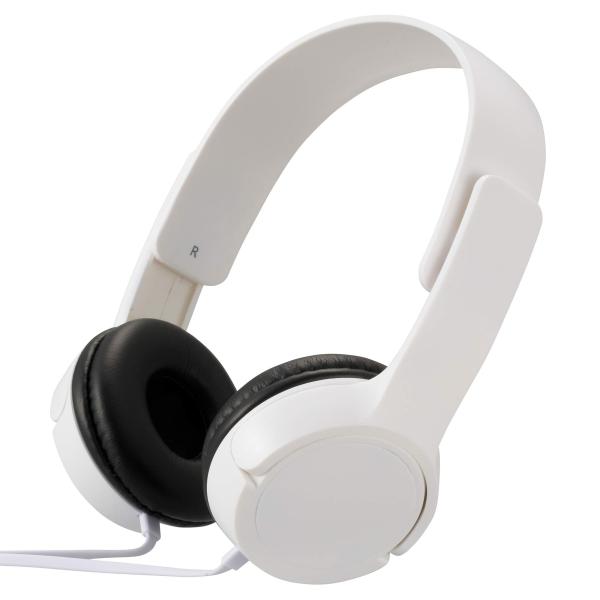 他サイト： オーム電機 AudioComm ステレオヘッドホンH125 ホワイト HP-H125N-W 03-2280 OHMの商品画像
