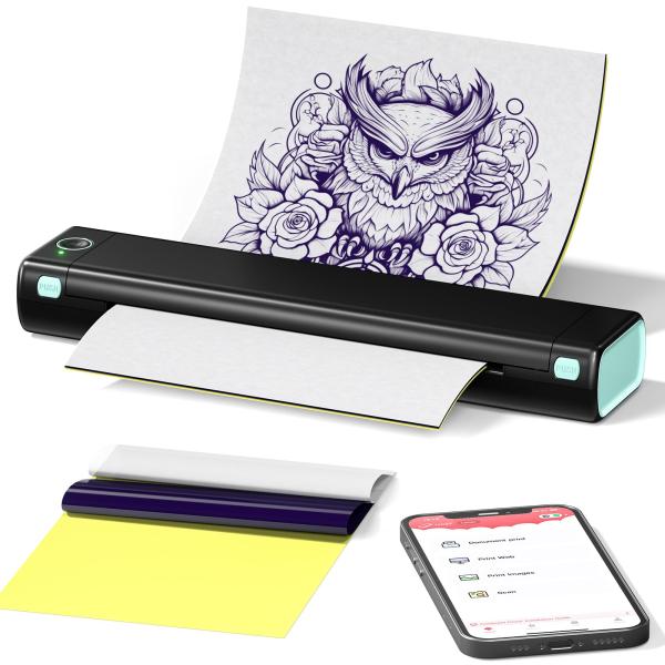 Itari M08F tattoo printer タトゥー用紙10枚付属 モバイル