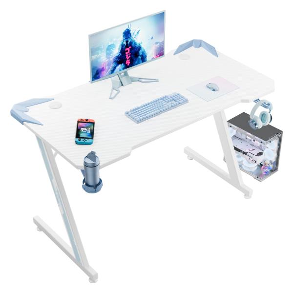 Victone ゲーミングデスク幅112cm*奥行60cm*高さ74.4cm パソコンデスク