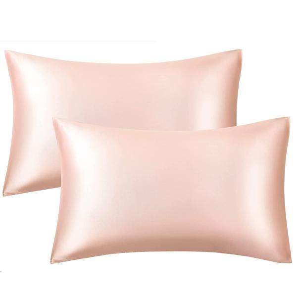 カラー：ローズサイズ：50*70【枕カバー ２枚セット】ピローケースは標準サイズ（43×63cm）の枕に適用します。ファスナー式ではなく封筒型です。枕カバーの取り付け・取り外しは簡単です、お子様にも安心してお使いいただけます。【寝心地最高】...