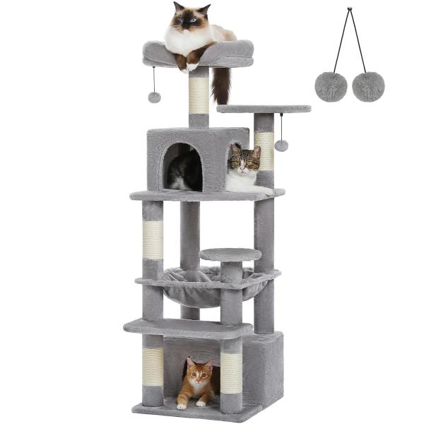 PETEPELA(ぺテぺラ) キャットタワー スリム 多頭飼い 据え置き