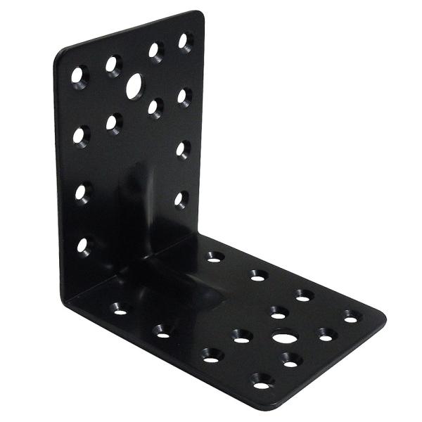 カラー：ブラックサイズ：2.3ｍｍｘ70ｍｍｘ90ｍｍスタイル：L型 リブ付ビスでもボルトでも留め付けできるピッタリな金物!サイズ(t)2.3ｘ(W)70x(A)90x(B)90mm 。(材質)鉄。(表面処理)塗装。(色)黒。(適合ビス)皿...