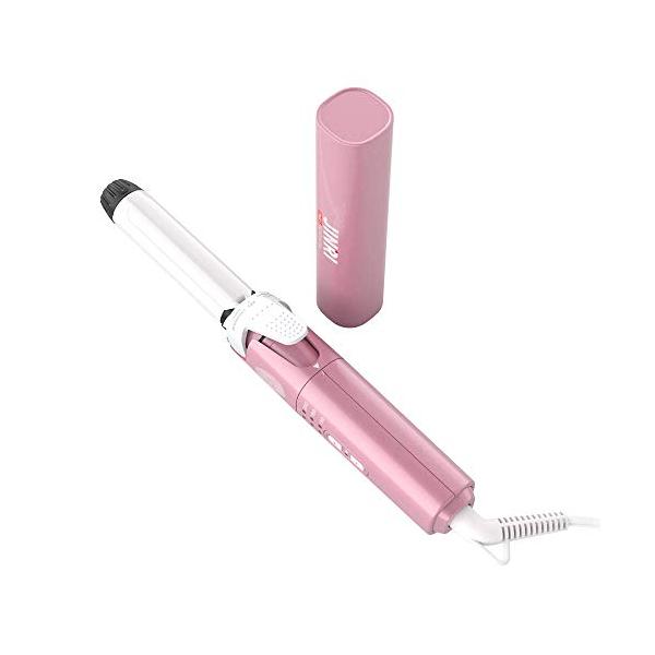カールヘアアイロン(コテ) 2点セット 2IN1旅行用ストレート ＆ カールアイロン 2way ミニ ヘアアイロン 両用