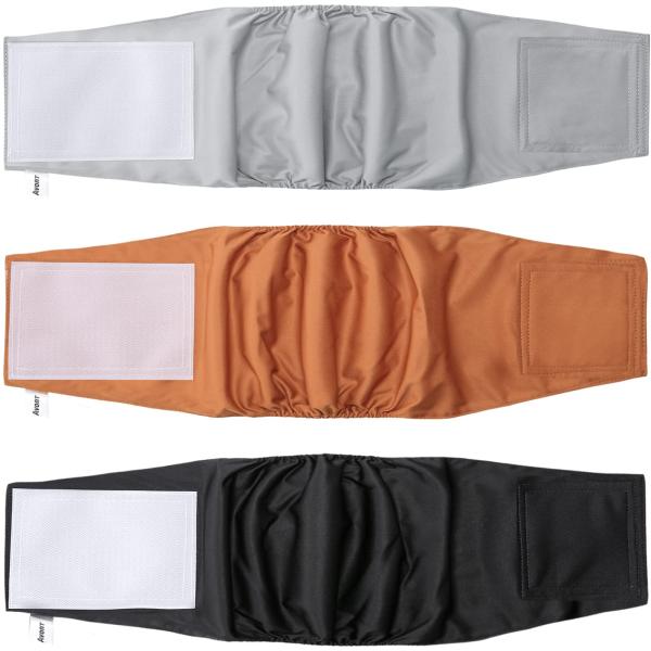 他サイト： Avont 犬用マナーベルト 3枚 オス 洗濯可 再利用可能 高吸収性 ウェストサイズ調の商品画像