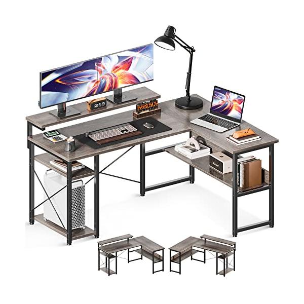 ODK L字デスク ゲーミングデスク Amazon | ODK ゲーミングデスク L字 パソコンデスク 幅110