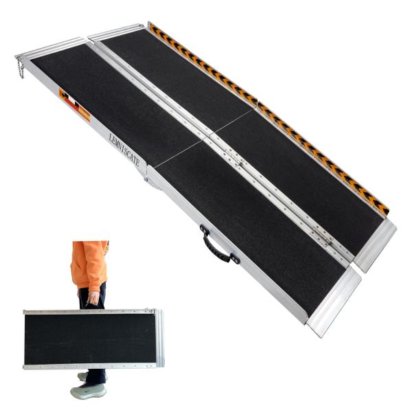 LEMNISCATE アルミスロープ 長さ152cm 幅80cm 耐荷重362kg 車椅子