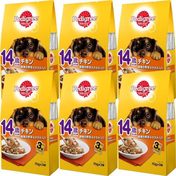 他サイト： ペディグリー ドッグフード パウチ 14歳から用 チキン&amp;緑黄色野菜 ささみ入り 高の商品画像