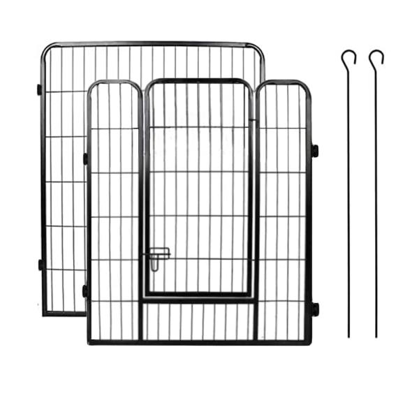 DUDULIFE ペットフェンス 大型犬用 中型犬用 ペットケージ 折り畳み式 DUDULIFE ペットフェンス 大型犬用 中型犬用 ペットケージ