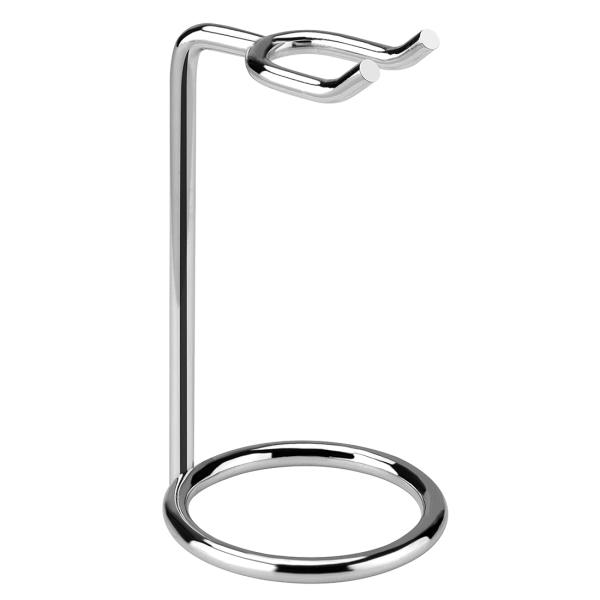 カラー：Silverシェーバーホルダーはステンレススチール製で、毎日の使用に十分な耐久性があります。従来の両面カミソリフレーム用に設計されており、市販されているほとんどの短いハンドルの安全カミソリと互換性があります (3.5インチ (9cm...