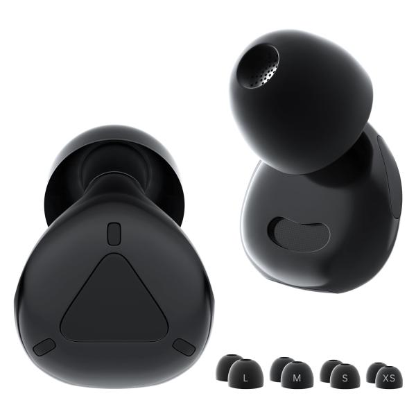 カラー：睡眠 耳栓・サイズ：XS・S・M・Lサイズ x 各1セットスタイル：コードなし【装着しやすい】：４サイズ (XSからLまで)のイヤーチップが付属だから、耳の大きさに合わせられしっかり遮音します。耳栓を外耳道に入れるだけで着やすいです...