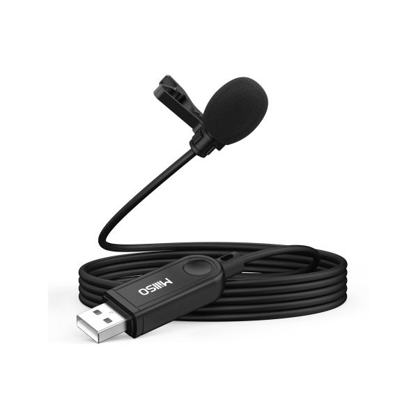 【クリップ付き 有線マイク】カバン＆リュックに収納し易い、簡単に持ち運びます。クリップで洋服に装着でき、録音/ボイスチャットに使用できます。WEB会議（ZOOM・Skypeなど）やVlog/ライブ配信（録画・録音など）、ゲーム、授業など様々...