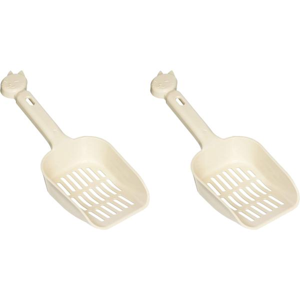 他サイト： リッチェル コロル ネコトイレ用スコップ 小粒用ベージュ×2個の商品画像