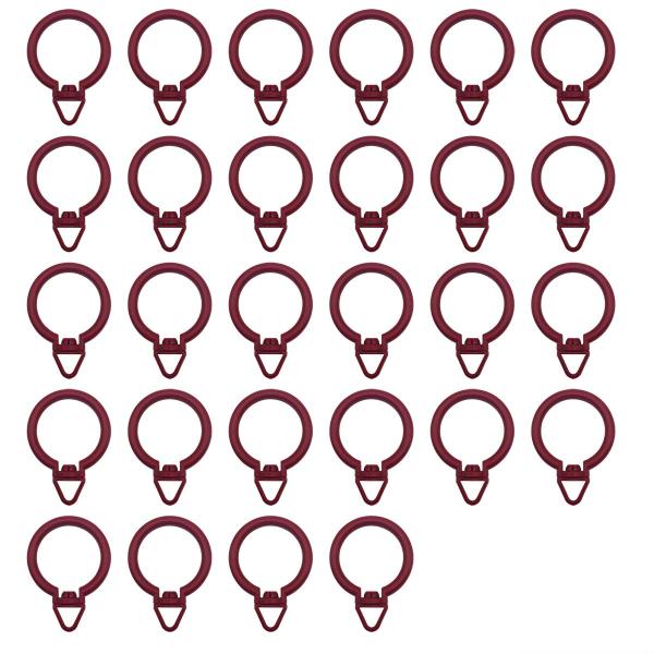 カラー：ブラウンサイズ：茶色 カーテンリング 360°回転 28個【利点】リング先端の三角の穴は360°回転できて、どのような形状のフックにも合います。プラスチック製品なので滑りがよく、カーテンを開け閉めに静かでスム ーズにスライドできます...