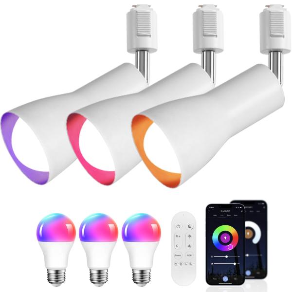 ANWIO ダクトレール用 スポットライト 3個セット 消費電力8.5W（60W形相当） E26