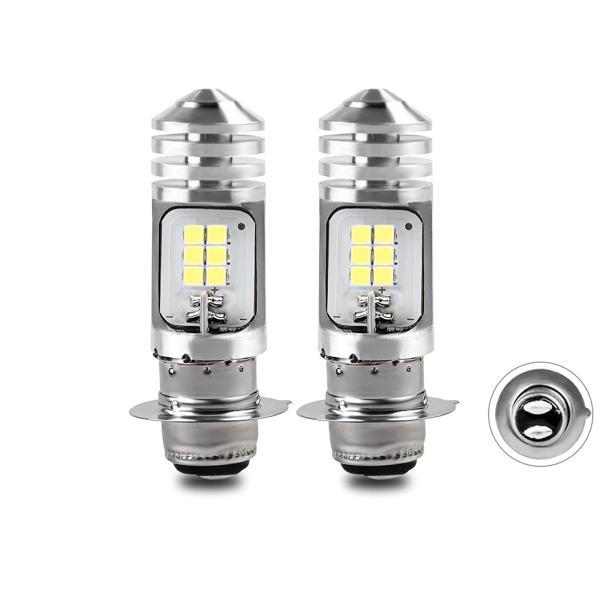 Ammtoo P15D 25-1 LEDヘッドライト バイク用 LEDバルブ Hi/Lo切替 無極性 直流