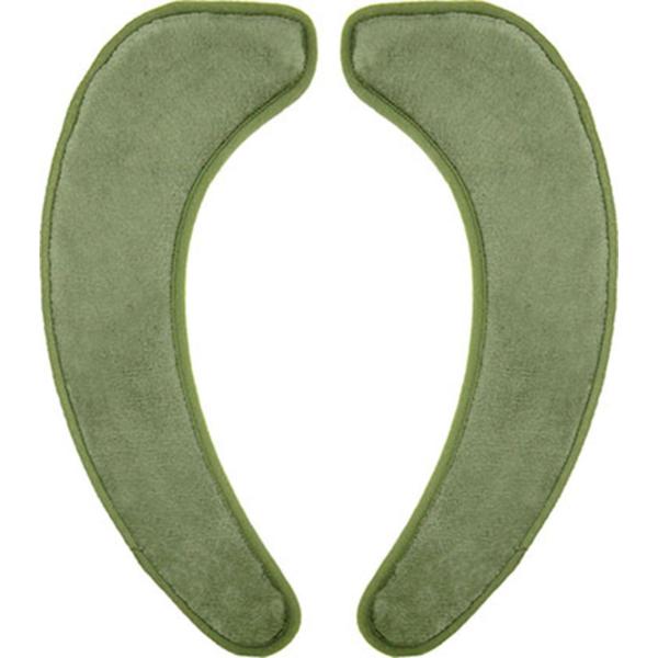 カラー：グリーンサイズ：標準スタイル：O型,U型,洗浄暖房型起毛した柔らかな生地がお肌を優しく包み込みます。抗菌・防臭/消臭加工付きの吸着便座シートです。