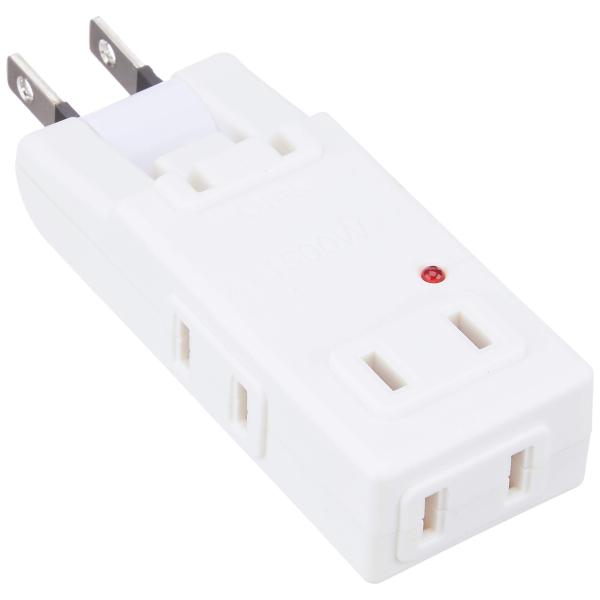 他サイト： オーム(OHM) 雷に強いマイクロタップ 4個口 白 品番00-6969の商品画像