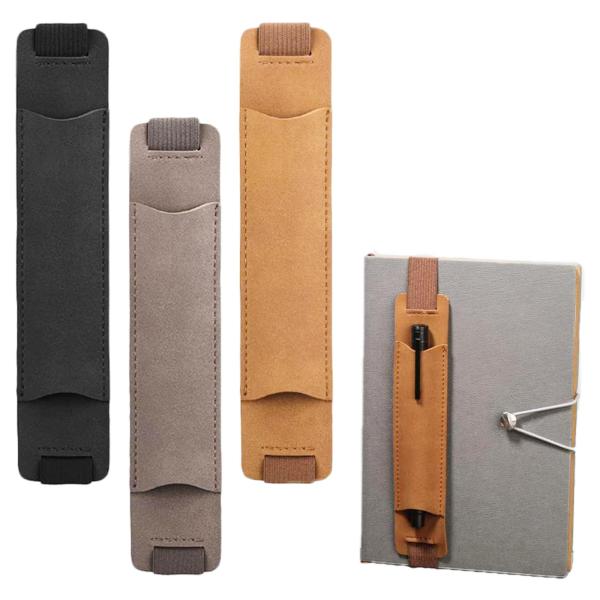 カラー：3色スタイル：レトロ【サイズ】　長さ：18 cm、幅3.5 cm。【材質】本体/PUレザー、バンド/ナイロン・ゴム【パッケージ内容】 手帳 ペンホルダー x 3 3色【用途】ペンホルダーは会議、授業、などのさまざまな機会に適していま...