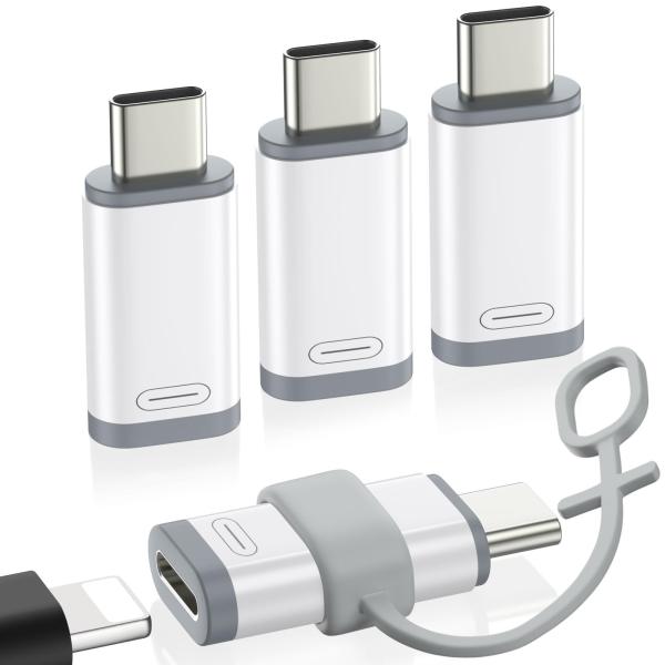 カラー：White-4pサイズ：Lメス-Cオス-シリコン連結ひも端子が異っても繋げるアダプター1本で、端子が異っても繋げればスム ーズに充電されるようになるライトニングからUSB-Cに変換用の変換アダプタです。※ ご注意：本製品は充電やデー...