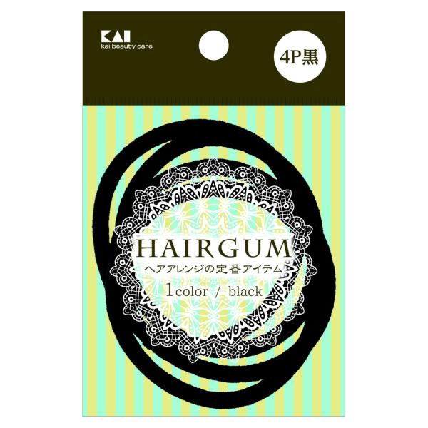 カラー：黒サイズ：4個 (x 1)スタイル：ヘップリング(4P)原産国:日本内容量:4個ヘアゴムの定番ヘップリングのお得な4本入りベーシックカラーの黒色※色落ちすることがありますので、濡れたまま放置したり、洗濯しないでください。