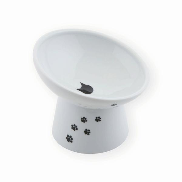 猫壱(necoichi)ハッピーダイニング 猫用 脚付にゃにゃめフードボウル
