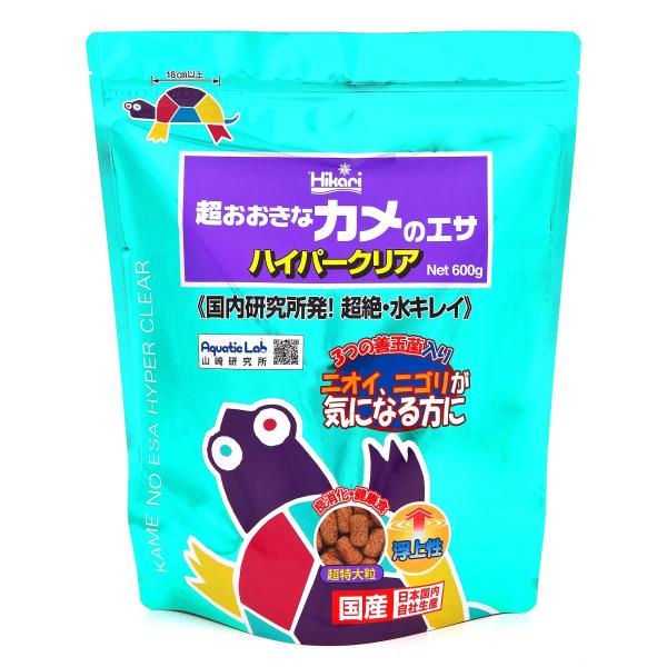 他サイト： Hikari(ヒカリ) 超おおきなカメのエサ ハイパークリア 600グラム (x 1)の商品画像