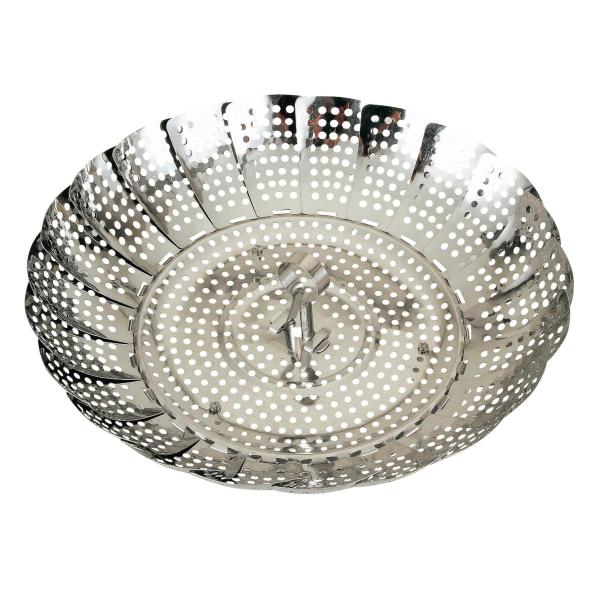 カラー：シルバーサイズ：2)18~28cm用スタイル：蒸し器18〜28cmのお鍋のサイズに合わせて調節できる日本製の蒸し器です。サイズ:175×175×75mm 重量:250g素材・材質:ステンレススチール生産国:日本 食洗機対応:〇ブラン...