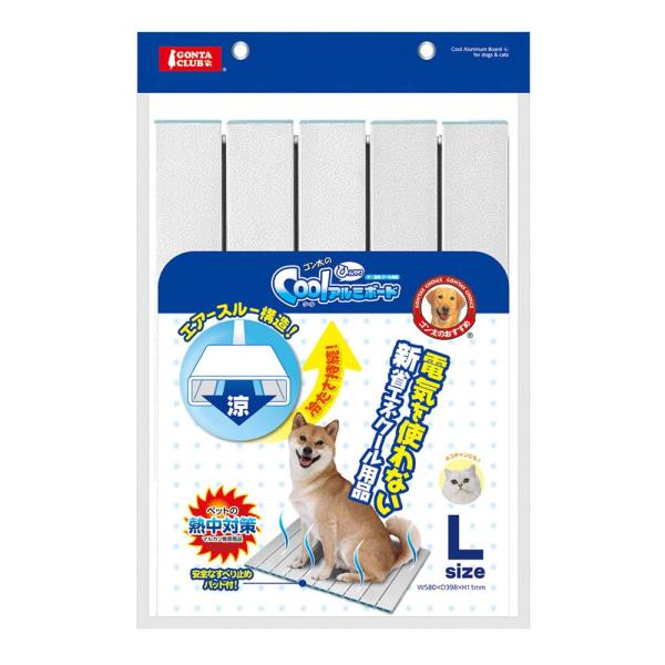他サイト： マルカン ゴン太のクールひんやりアルミボード L 犬・猫用 Lサイズ (x 1)の商品画像