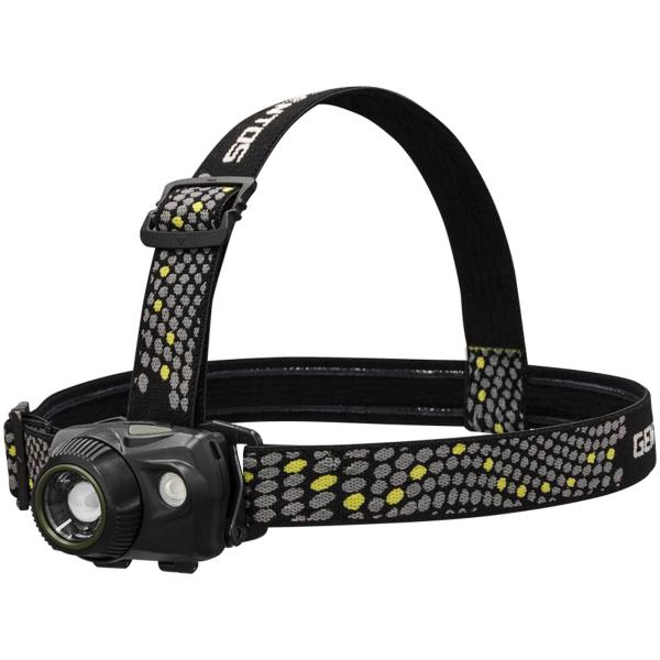 カラー：ブラックスタイル：300ルーメン/単4/専用充電池(別売)使用可 WS-743HDサイズ(約):幅66.8×奥行42.8×高さ45.5mm、本体重量:約118gセット内容・付属品:本体・すべり止め付きヘッドバンド・テスト用電池(単4...