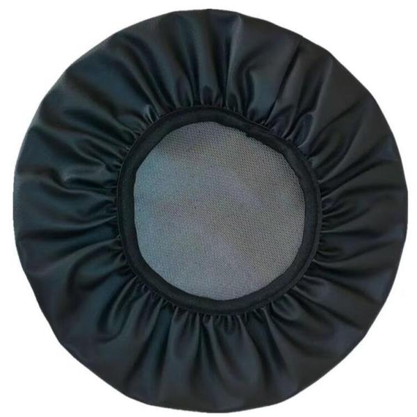 カラー：ブラックサイズ：直径30cm柔らかく光沢のあるレザー調の生地撥水加工で、汚れが付いた時も一拭きで綺麗になります。お手入れがかんたん。フチにゴム紐が付いて360°しっかり包み込むキズや汚れ、ボロボロに破れたイスをおしゃれに生まれ変わる...