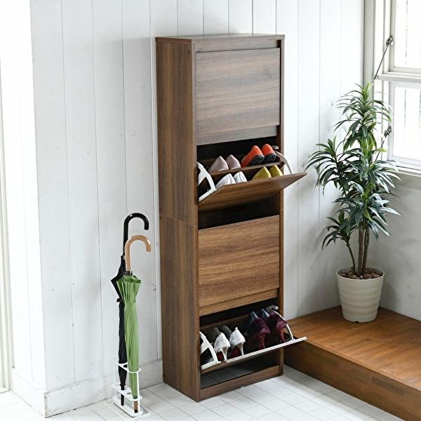 シューズボックス おしゃれ 下駄箱 スリム 4段 フラップ扉付き 幅49 奥行29 高さ161 大容量 最大16足 薄型 靴箱 ハイタイプ 収納 靴収納ラック 靴収納 玄関収納 Pklb インテリア家具通販のファニシック 通販 Yahoo ショッピング