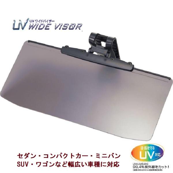 カーバイザー カーサンバイザー ワイドバイザー UVカット 偏光 紫外線対策 フロント 日本製 スライド式 セダン・コンパクトカー・ミニバン・SUV・ワゴン PF-682