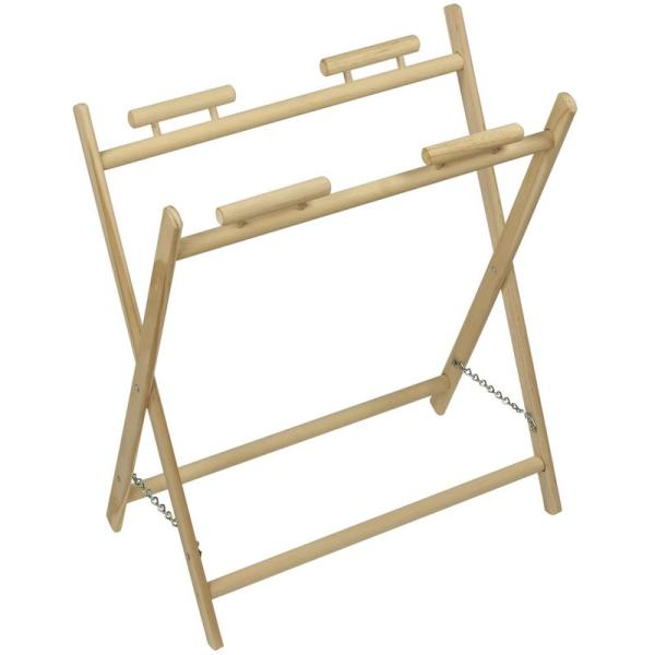 藤田木工所 ゴミ箱スタンドラック クリーンラック ゴミポイ 折畳式木製 ツイン