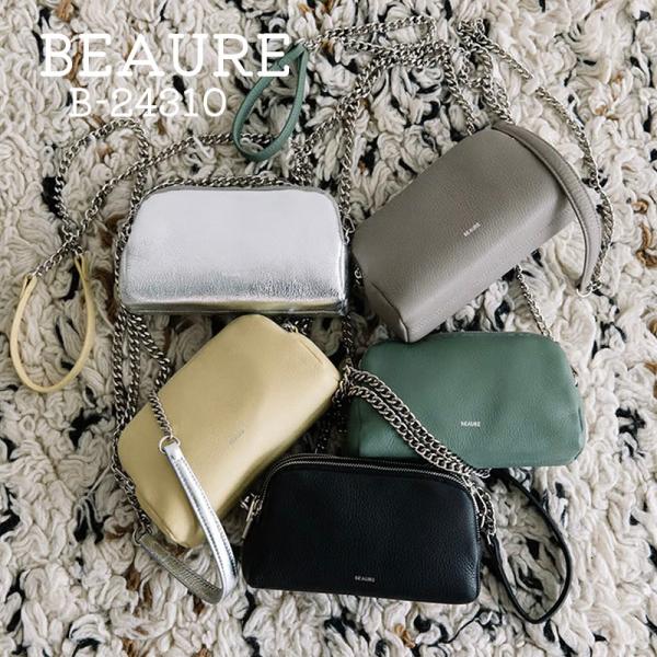 Beau're（ヴュレ） Beaure ビュレ レザーショルダー B-24310 トリプル