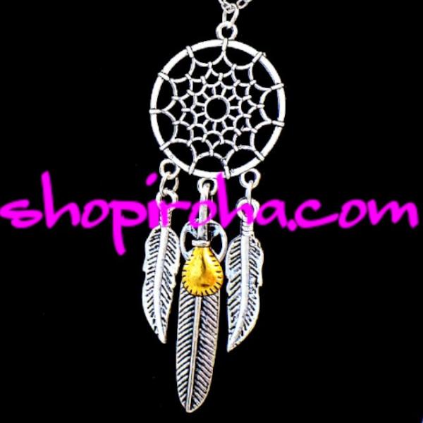 未来　ドリームキャッチャー　ペンダントトップ　イエローゴールド　足金 未来様専用 ドリームキャッチャー ペンダントトップ イエロー