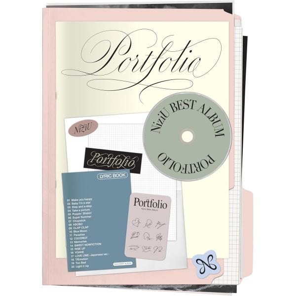 NiziU Portfolio ［CD+Blu-ray Disc+GOODS］＜完全生産限定盤＞ＣＤ ベストアルバム ESCL-6255【キャンセル不可】【新品未開封】【日本国内正規品】N