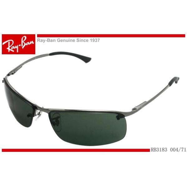 Ray-Ban サングラス RB3183 稲葉モデル グレイグリーン偏光ミラー