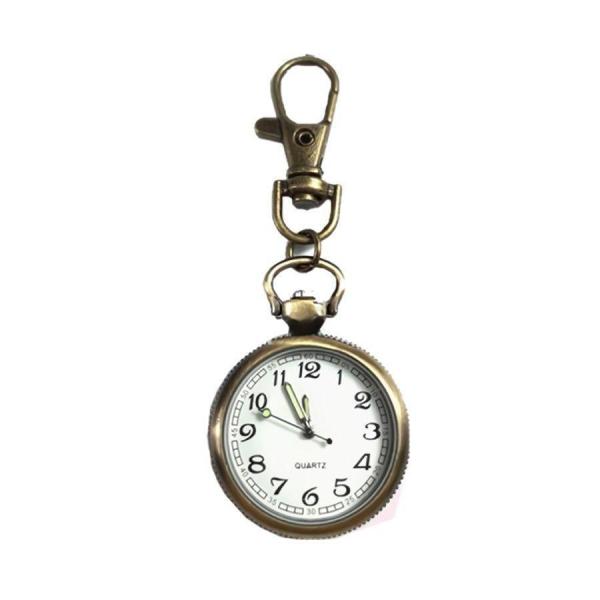 キーホルダー式のナースウォッチナスカン搭載でリュックやバッグ、ベルトに留めて使えるので、腕時計が着けられない時に便利です。デザインもシンプルでおしゃれ！暗い所でも見える蓄光仕様（Sサイズのみ）分針、時針、数字が蓄光仕様になっているので暗い所...