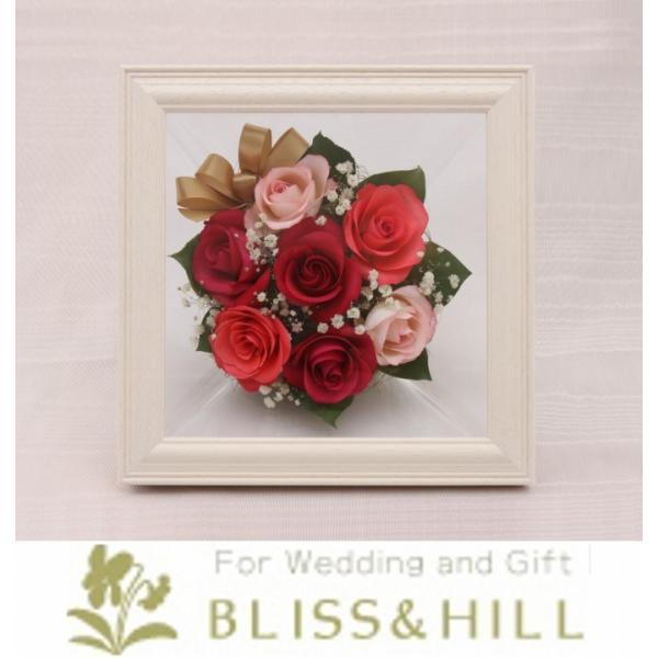 【送料無料】【ギフト対応無料】　Bliss&Hill 　グラスフラワー　Ｍサイズ　【JFM-P】　W22.0  H22.0  D11.8cm　【日本製】