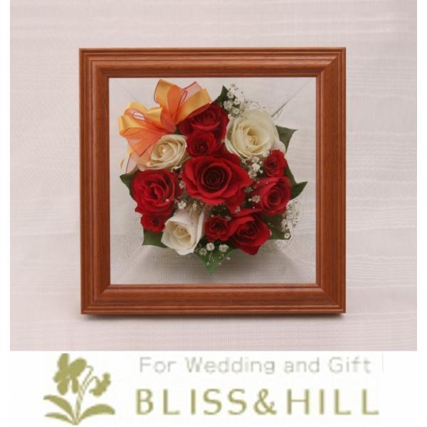 【送料無料】【ギフト対応無料】　Bliss&Hill 　グラスフラワー　Ｍサイズ　【JFM-R】　W22.0  H22.0  D11.8cm　【日本製】
